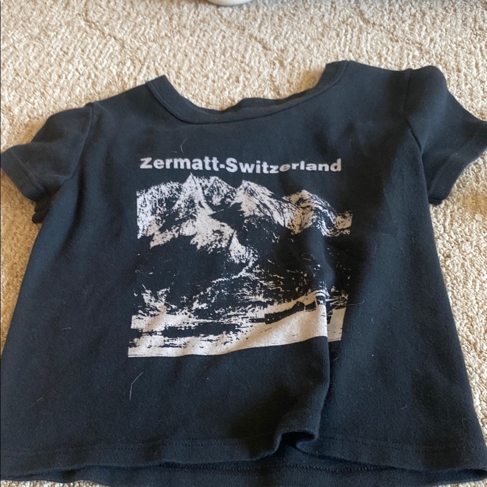 Zermatt-Switzerland Black shirt